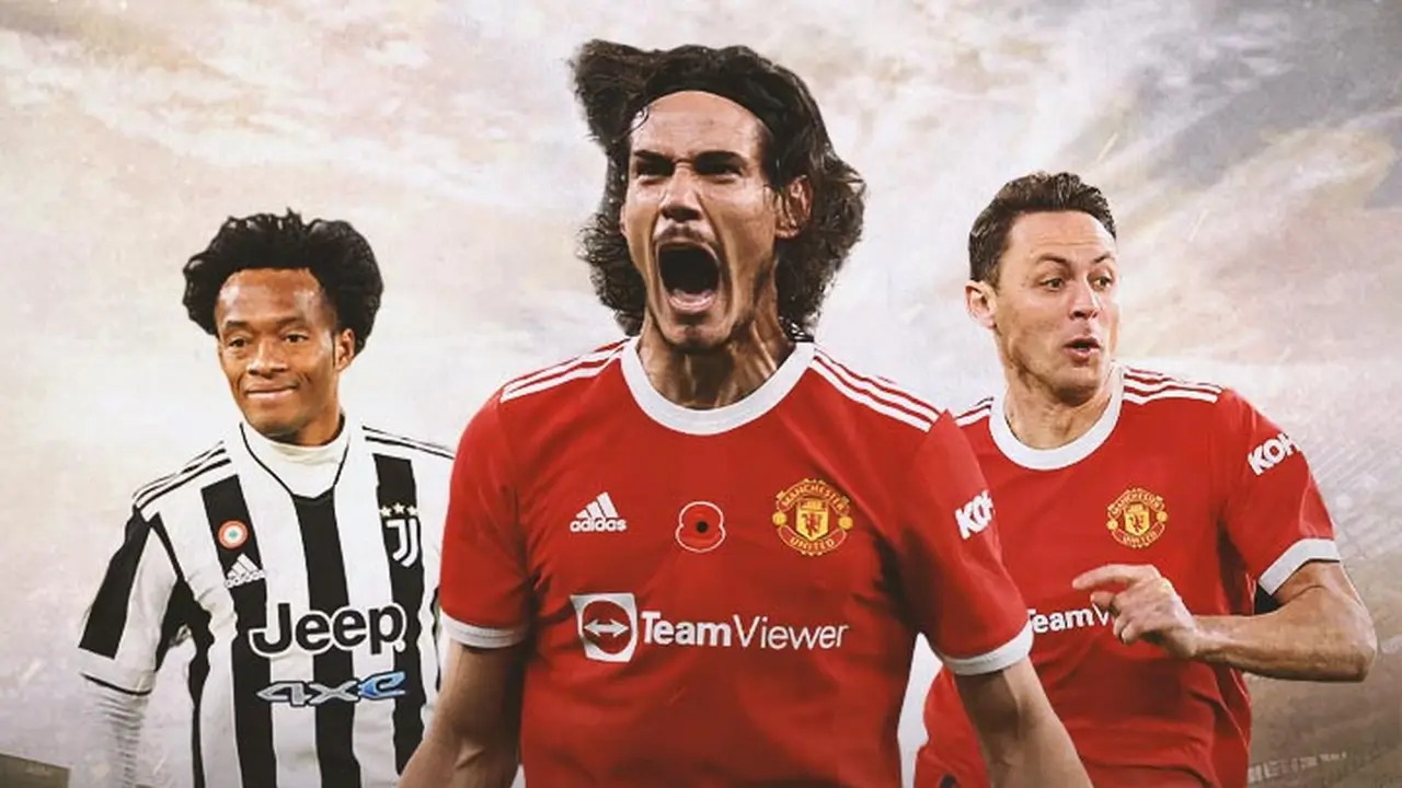 Ilustrasi - Juan Cuadrado, Edinson Cavani, Nemanja Matic