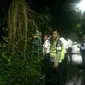 Pohon tumbang di sejumlah titik ibu kota malam ini (TMC Polda Metro)