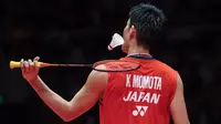 Raja terakhir yang harus dihadapi Anthony Ginting untuk menjadi juara BWF World Tour 2019 adalah tunggal putra nomor satu dunia, Kento Momota. (AFP/Stringer)