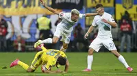 Ukraina lolos ke Piala Eropa 2016. (Reuters/Srdjan Zivulovic)
