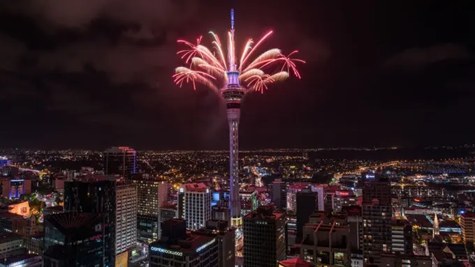 Liburan tahun baru di New Zealand