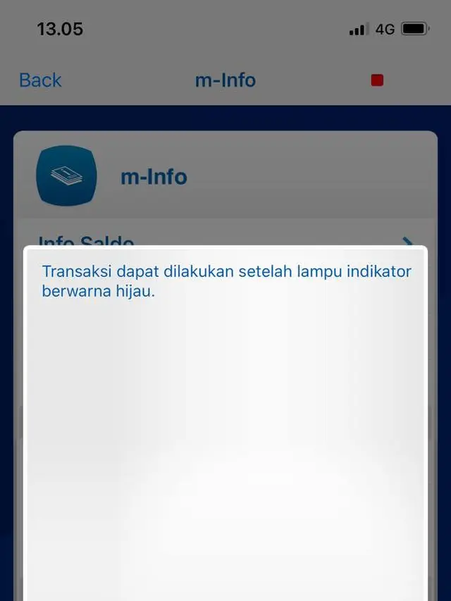 Layanan Mbanking BCA Error