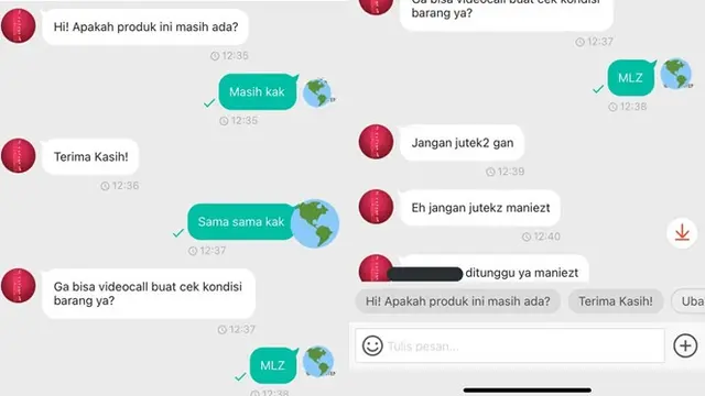 6 Chat Pembeli Penuh Perhatian ke Penjual Ini Bikin Geli