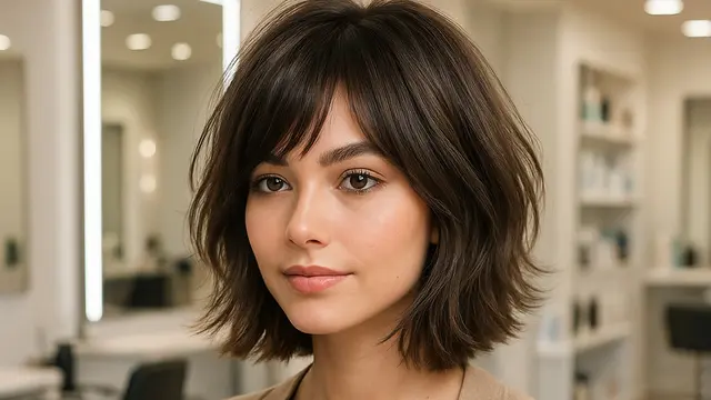 7 Model Rambut Shaggy Pendek untuk Wajah Oval yang Stylish
