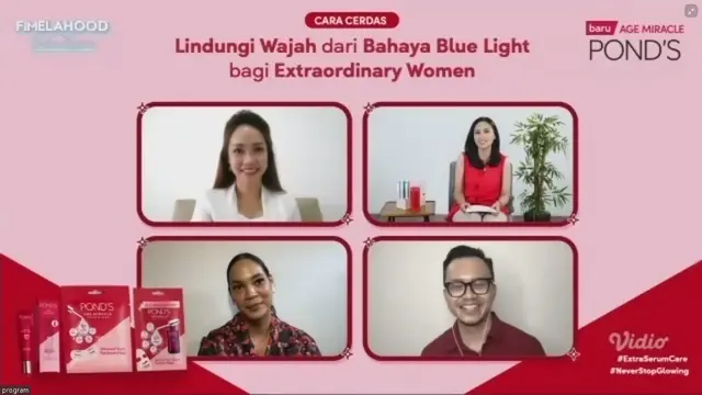 Fimelahood From Home x POND'S Age Miracle secara virtual pada Senin, (28/6/2021)