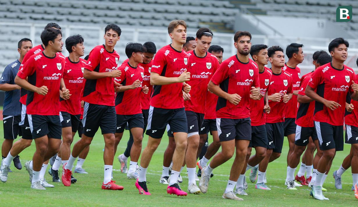 Skuad Garuda dijadwalkan dua kali menghadapi Timnas Mali U-22 sebelum berlaga di SEA Games 2025. (Bola.com/M Iqbal Ichsan)