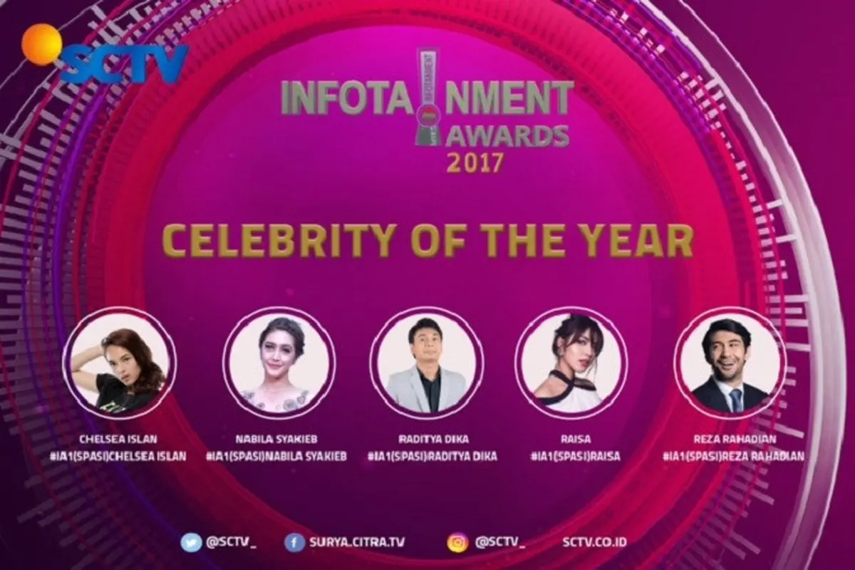 Celebrity of the Year Infotainment Awards 2017