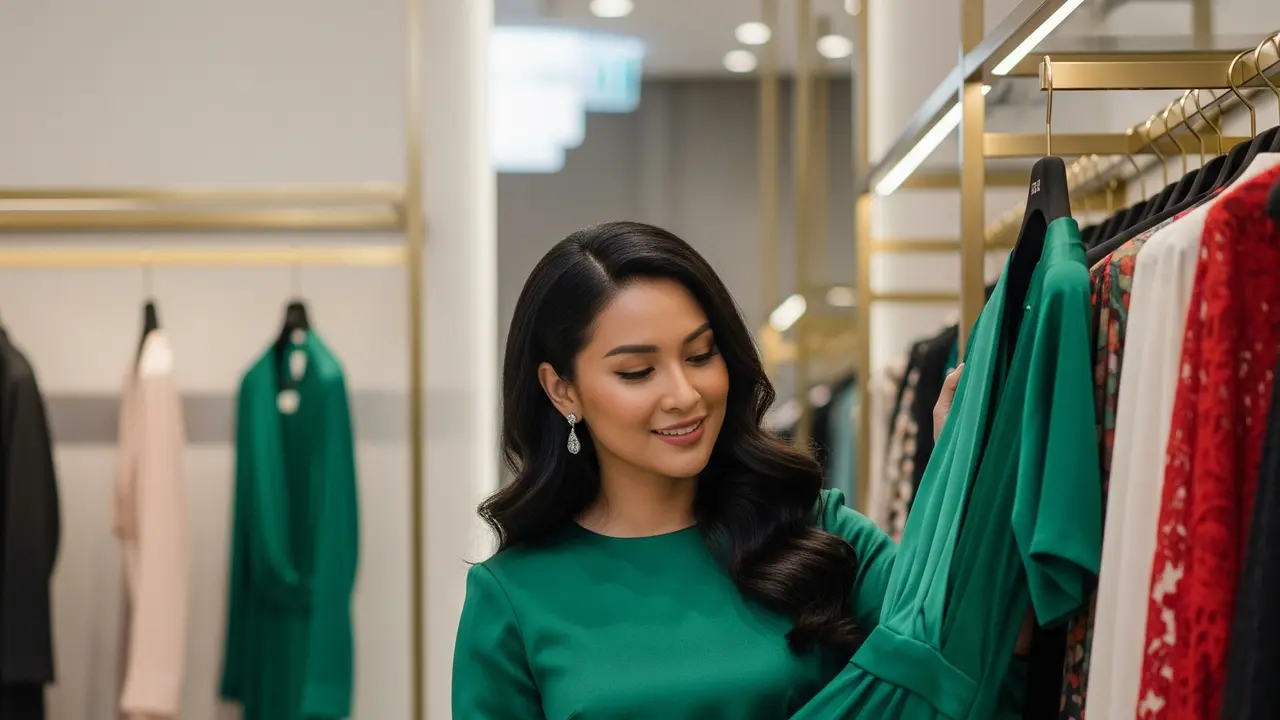 6 Model Baju Kondangan Emerald Green: Tampil Mewah dan Elegan
