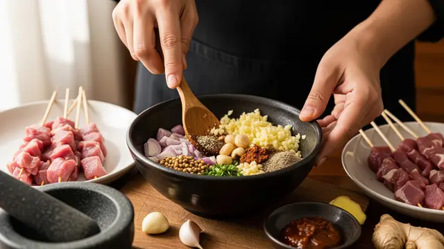 Resep Bumbu Marinasi Sate Kambing