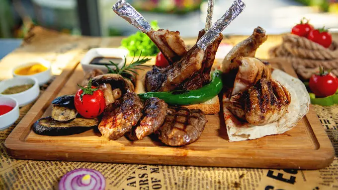 Iga Kambing Bakar Teflon Bumbu Kecap