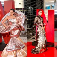 Para pemain tampil unik dan glamor bak di Met Gala saat hadir di gala premiere film Nightmares and Daydreams. Mulai dari Asmara Abigail hingga Faradina Mufti, berikut potret gaya mereka! [Fimela/Daniel Kampua/Netflix/@FaradinaMufti].