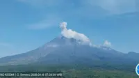 Gunung Semeru Kembali Erupsi, Letusan Abu Vulkanik Capai 1.000 Meter