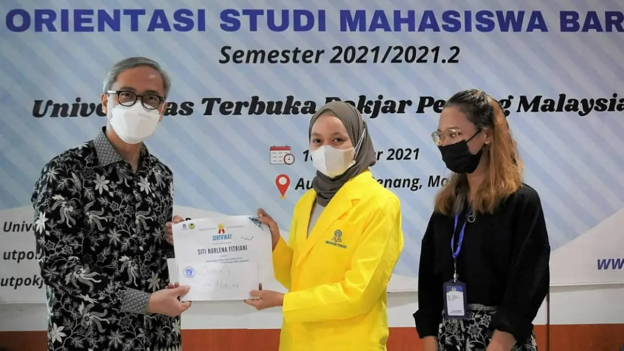 39 PMI di Malaysia kuliah di Universitas Terbuka.