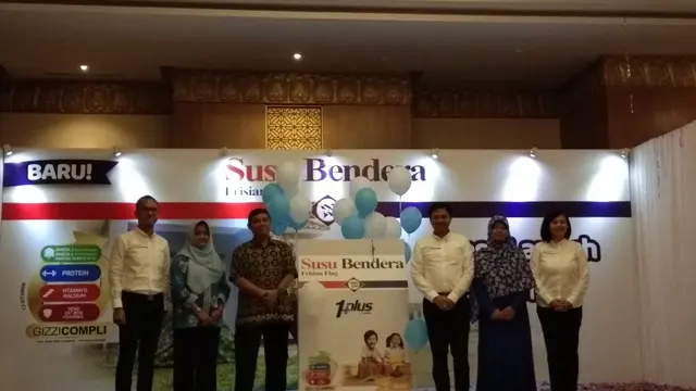 Frisian Flag luncurkan produk susu bubuk pertumbuhan Susu Bendera (Liputan6.com/Giovani Dio Prasasti)