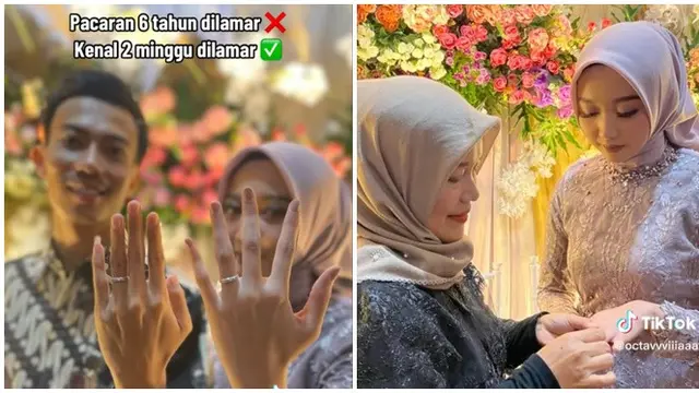 Kenal 2 Minggu Langsung Dilamar, Momen Lamaran Wanita Ini Bikin Baper dan Banjir Doa