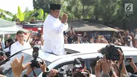 Prabowo Bareng Sandi ke Markas Pemenangan Kertanegara Usai Nyoblos