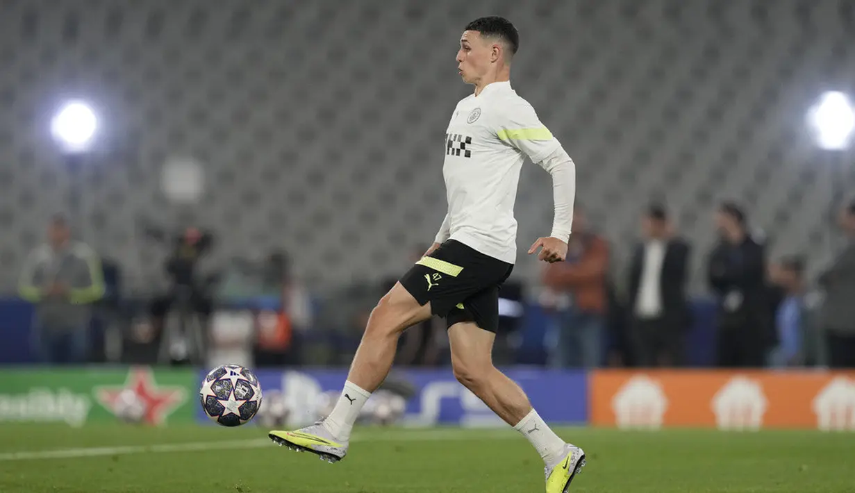 <p>Manchester City sendiri dinilai memiliki peluang yang lebih besar untuk keluar sebagai juara dan menyelesaikan ambisi untuk meraih treble mereka. (AP Photo/Antonio Calanni)</p>