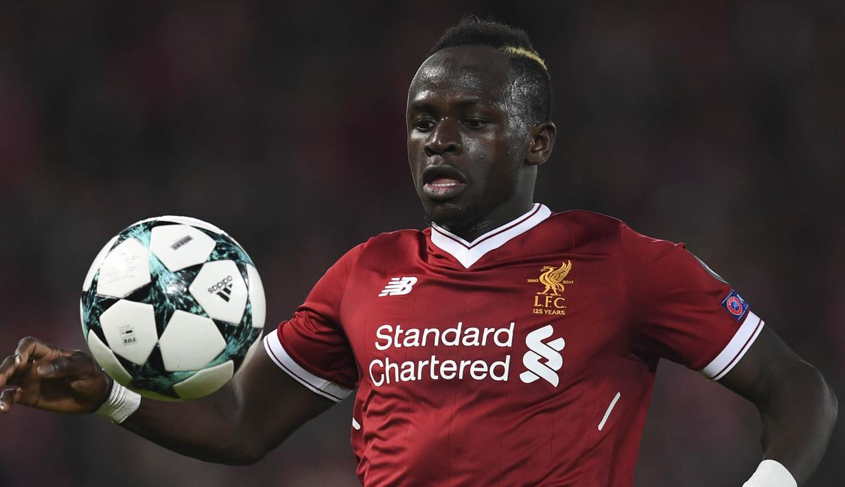 4. Sadio Mane (Liverpool) - Skill kecepatan diberikan poin 93. (AFP/Paul Ellis)