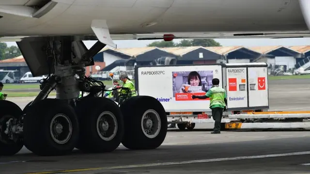 Indonesia Kedatangan Vaksin Sinovac