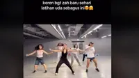 Istri Pratama Arhan Azizah Salsha Ikut Kelas Dance di Studio yang Melatih Koreografer dan Artis K-Pop. foto: TikTok @randomme__0