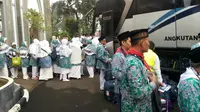 Jemaah haji embarkasi Jakarta (Liputan6.com/ Linus Sandi Satya)