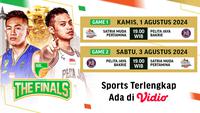 Jadwal Siaran Langsung Final IBL Tokopedia 2024 di Vidio Pekan Ini. (Sumber: dok. vidio.com)
