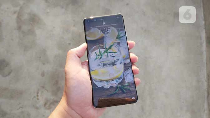 Tampilan depan Huawei P40 Pro. /Iskandar