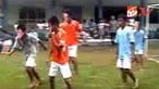 Para siswa SMP Keluarga Kudus, Jateng, memeriahkan gebyar sepakbola Piala Dunia 2010 di Afrika Selatan dengan bertanding menggunakan topeng wajah koruptor. Cara sederhana memperingati Piala Dunia sekaligus bentuk perlawanan bagi koruptor. 