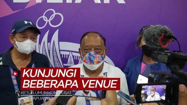 Berita Video, Ketua Umum KONI Pusat Kunjungi Venue Atletik, Panjat Tebing, dan Billiard di PON Papua 2021