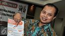  Ketua KPUD DKI Jakarta, Sumarno menunjukan alur syarat penerimaan cagub dan cawagub DKI, Jakarta, Rabu (3/8). KPUD DKI Jakarta resmi membuka pendaftaran untuk pasangan cagub dan cawagub Pilkada DKI lewat jalur perseorangan. (Liputan6.com/Yoppy Renato)