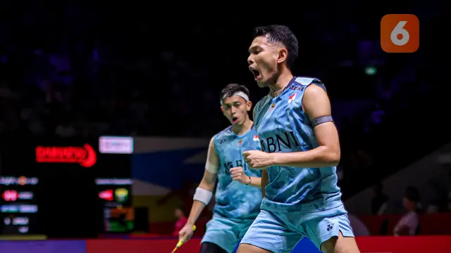 Foto: Fajar/Rian dan Leo/Daniel Sukses Maju ke Babak 16 Besar setelah Menang Dua Game Langsung di Hari Pertama Indonesia Masters 2024