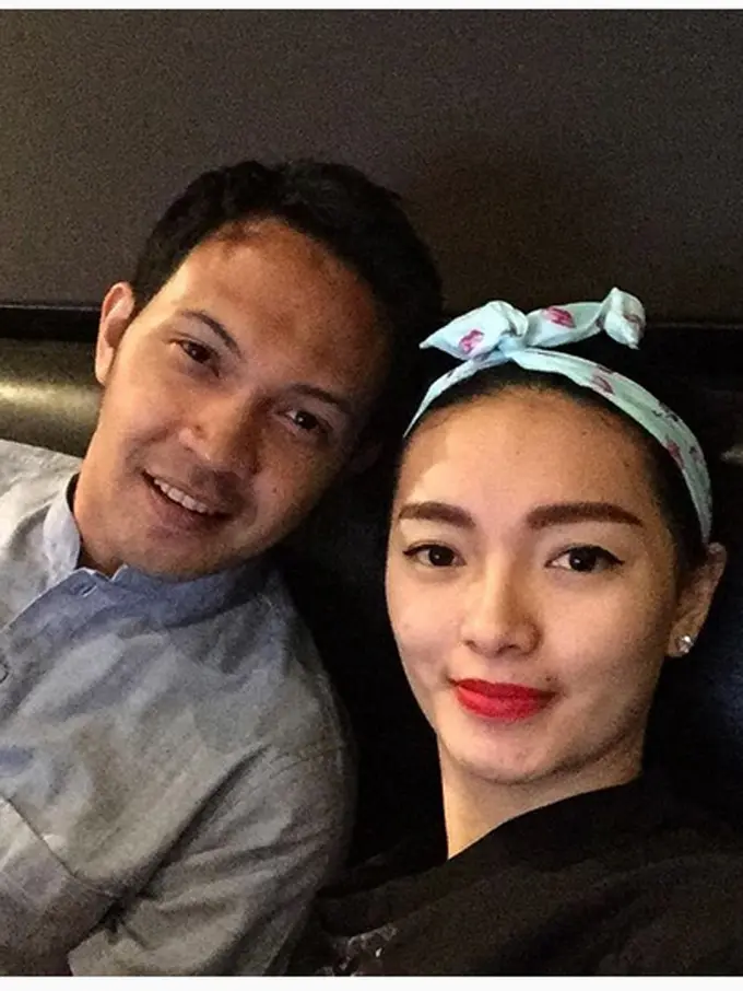 [Bintang] Zaskia Gotik dan kekasihnya Arief Fitriansah