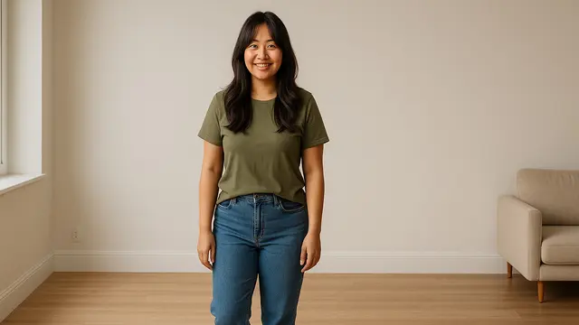 Model Rambut Layer Panjang Berponi Wajah Bulat untuk Usia 30 Tahun/via ChatGPT