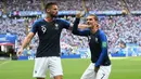 4. Antoine Griezmann (Prancis) - Meski sulit, bintang Atletico Madrid ini masih berpotensi mengejar perolehan gol dari Harry Kane. Hal ini mungkin terjadi apalagi dirinya kerap berperan sebagai algojo penalti dari tim ayam jago. (AFP/Jewel Samad)