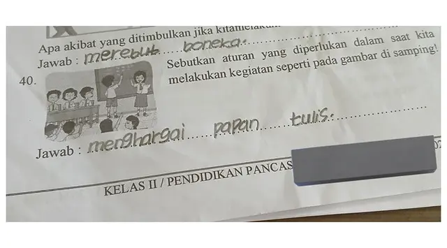Terlalu polos, 6 potret jawaban lucu murid SD soal PKN ini di luar prediksi