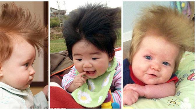 Bayi Bayi Dan Tren Mohawk Mini Dalam Kompetisi Foto Rambut Unik Parenting Fimela Com