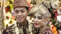 Foto pernikahan M Rasyid Rajasa dan Adara Taista. (Sumber Foto: Instagram/rasyidrajasa)