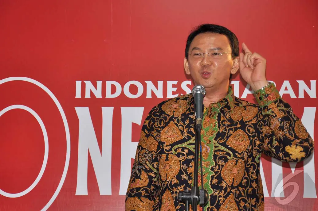 Wagub DKI Jakarta Basuki Tjahaja Purnama menghadiri acara pembukaan Jakarta-Japan Matsuri 2014, Minggu (14/9/2014) (Liputan6.com/Miftahul Hayat)