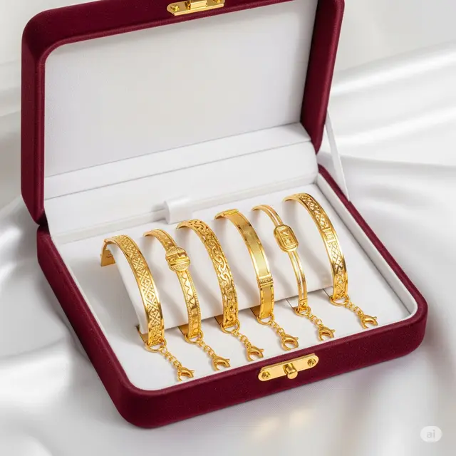 9 Model Gelang Emas 5 Gram 24K Kombinasi Berlian dan Estimasi Harganya, Pilihan Berkelas Muslimah Gen-Z