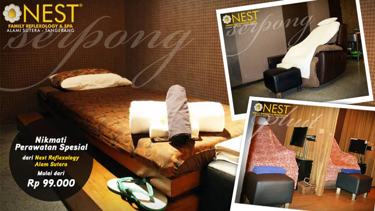 Promo Hemat Nest Reflexology Hemat Hingga 56 Persen di Lakupon
