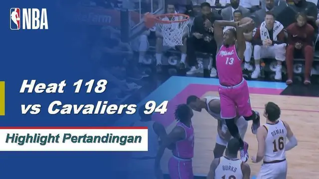 Cuplikan Hasil Pertandingan NBA : Heat 118 vs Cavaliers 94