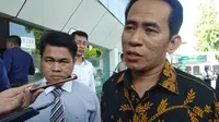Koordinator Tim Kuasa Hukum Fahri Hamzah, Mujahid A Latief di Pengadilan Negeri Jakarta Selatan, Rabu (19/6/2019). (Liputan6.com/Ady Anugrahadi)