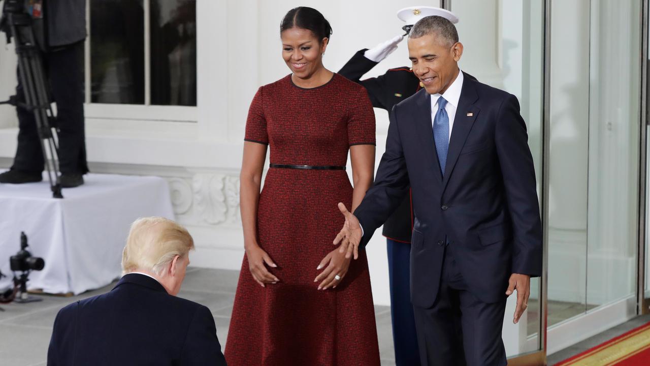 Barack Obama Sambut Donald Trump  di Gedung Putih