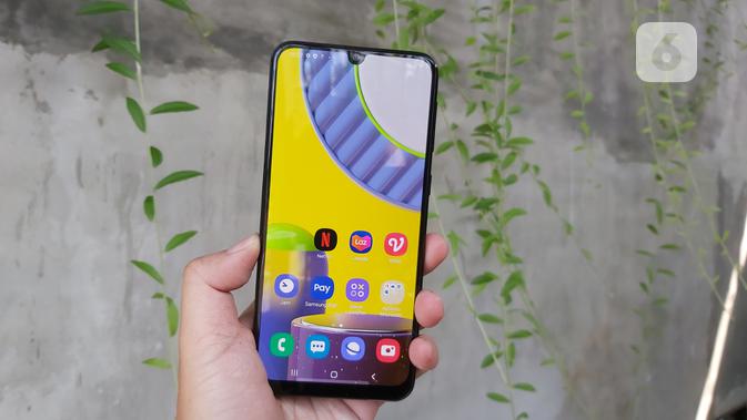 Tampilan muka Samsung Galaxy M31. Dok: Iskandar