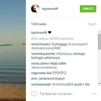 Taylor Swift dan Calvin Harris. (via instagram.com/taylorswift/)