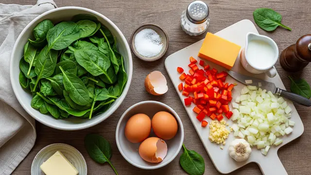 Resep Omelete Bayam