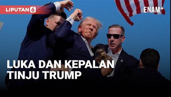 VIDEO: Kondisi Donald Trump usai Ditembak Saat Kampanye