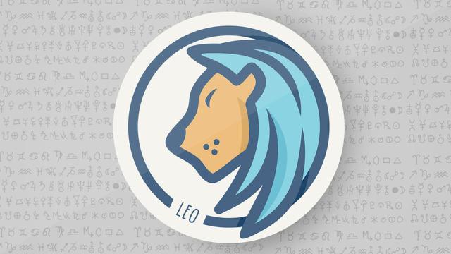 Leo Symbol and Constellation
