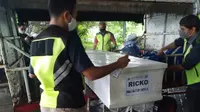 Jenazah Ricko, salah seorang Korban kecelakaan pesawat Sriwijaya Air (Liputan6.com/Fauzan)