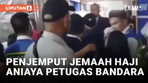VIDEO: Petugas Bandara Sultan Hasanuddin Makassar Dianiaya Penjemput Jemaah Haji